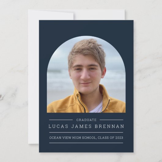 Diploma Uitnodiging Afstudeerfoto Kaart (Voorkant)