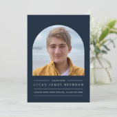 Diploma Uitnodiging Afstudeerfoto Kaart (Staand voorkant)