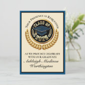 Diploma-uitnodiging Kaart (Staand voorkant)