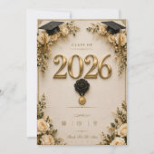 Diploma Uitnodiging Klas van 2026 Datum Bespreken (Voorkant)