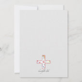 Diploma-uitnodiging Medische Sector Kaart (Achterkant)