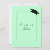 Diploma Uitnodigingen Voorbeeld Kies Je Kleur (Achterkant)