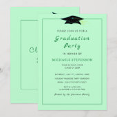Diploma Uitnodigingen Voorbeeld Kies Je Kleur (Voorkant / Achterkant)