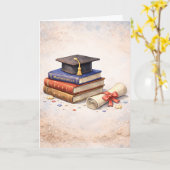 Diploma Uitnodigingskaart Kaart (Gele Bloem)