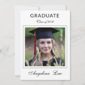 Diploma Uitnodigingskaart Sjabloon (Voorkant)