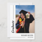 Diploma Uitnodigingskaart Sjabloon (Voorkant)