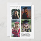 Diploma Uitnodigingskaart Sjabloon (Achterkant)