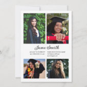Diploma Uitnodigingskaart Sjabloon (Achterkant)