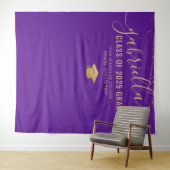 Diploma-uitreiking 2023 Fotohokje Selfie-achtergro Wandkleed (In Situ (horizontaal))