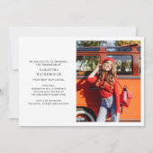 Diploma-uitreiking 2025 Moderne Foto Aankondiging (Achterkant)