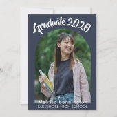 Diploma-uitreiking 2026 Feestuitnodiging Kaart (Voorkant)