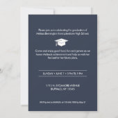 Diploma-uitreiking 2026 Feestuitnodiging Kaart (Achterkant)