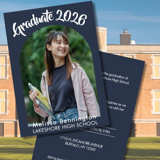 Diploma-uitreiking 2026 Feestuitnodiging Kaart