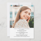 Diploma-uitreiking 2026 Fotocollage Modern Aankondiging (Achterkant)