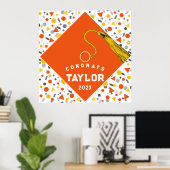 Diploma-uitreiking Affiche Gefeliciteerd Poster (Thuiskantoor)