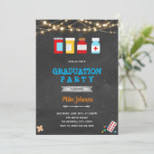 Diploma-uitreiking apotheek medische uitnodiging (Staand voorkant)