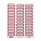 Diploma-uitreiking artsen etiket (Full Sheet)