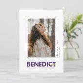 Diploma-uitreiking Benedict College Aankondiging (Staand voorkant)