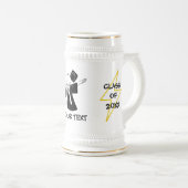 Diploma-uitreiking Dabben Mannelijke Bliksemschich Bierpul (Voorkant rechts)