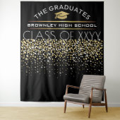 Diploma-uitreiking fotohoudini achtergrond wandkleed (In situ)