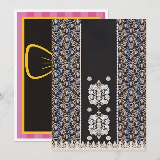 Diploma-uitreiking, geboorte- & verhuisberichtkaar aankondiging (Voorkant / Achterkant)