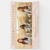 Diploma-uitreiking Gefeliciteerd 3 Foto Collage Ro Spandoek (Verticaal)