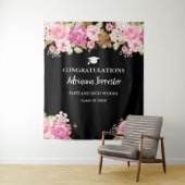 Diploma-uitreiking gefeliciteerd fotohokje achterg wandkleed (In situ)