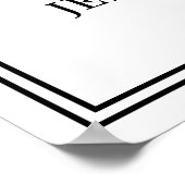 Diploma-uitreiking Geneeskunde Bord Poster (Hoek)