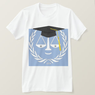Diploma-uitreiking Geschenk aan afgestudeerde rech T-shirt