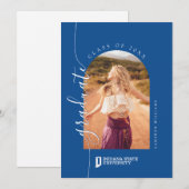 Diploma-uitreiking Indiana State University Aankondiging (Voorkant / Achterkant)