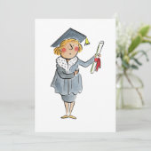 Diploma-uitreiking Kaart (Staand voorkant)