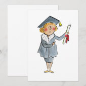 Diploma-uitreiking Kaart (Voorkant / Achterkant)