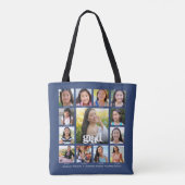 Diploma-uitreiking Marine K–12 Stout Modern Foto C Tote Bag (Achterkant)