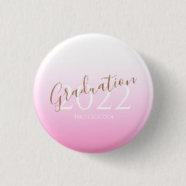 Diploma-uitreiking moderne trendy gepersonaliseerd ronde button 3,2 cm