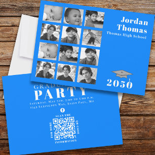 Diploma-uitreiking Multi-fotocollage Eenvoudige Bl Kaart