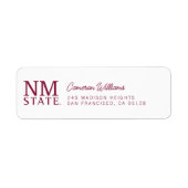 Diploma-uitreiking New Mexico State University Etiket (Voorkant)