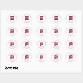 Diploma-uitreiking New Mexico State University Ronde Sticker (Vel)