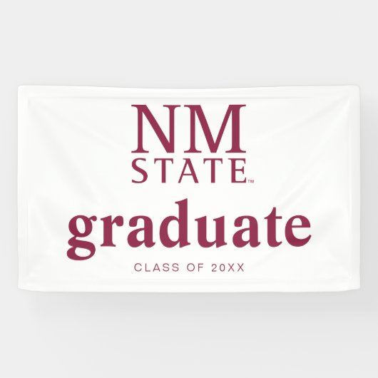 Diploma-uitreiking New Mexico State University Spandoek (Horizontaal)