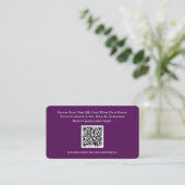 Diploma-uitreiking RSVP QR-code responskaart Informatiekaartje (Staand voorkant)