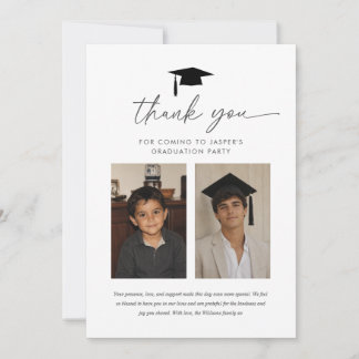 Diploma-uitreiking Toen en Nu Jongensfoto Bedanktk Bedankkaart