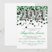 Diploma-uitreiking uitnodiging klas 2021 (Voorkant / Achterkant)