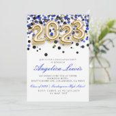 Diploma-uitreiking uitnodiging klas 2023 (Staand voorkant)