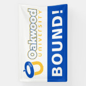 Diploma-uitreiking Universiteit van Oakwood Spandoek (Verticaal)