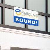 Diploma-uitreiking Universiteit van Oakwood Spandoek (Buitenkant Gebouw)