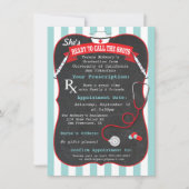 Diploma-uitreiking verpleegkunde medisch recept kaart (Voorkant)