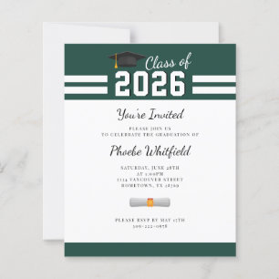Diploma-uitreikingsfeest Geslaagd 2026 Uitnodiging