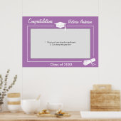 Diploma-uitreikingsfeest Prop Fotohokje Frame Poster (Keuken)