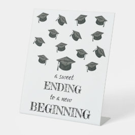 Diploma-uitreikingsfeest Sokkel Bord Reclamebord Met Voetstuk