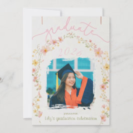 Diploma-uitreikingsfeest Uitnodiging Partij Sjablo