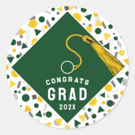 Diploma-uitreikingsfeestjes Favorieten Ronde Sticker